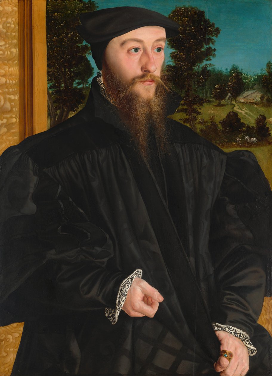 En medlem av familjen Fröschl, ca. 15391540. av Hans Mielich