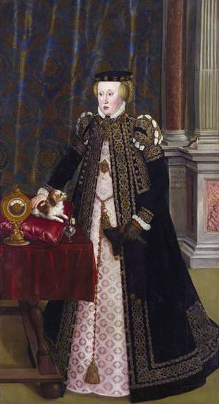 Ärkehertiginnan Anna av Bayern (1528-90), dotter till Ferdinand I, den helige romerske kejsaren, 1556 av Hans Muelich or Mielich