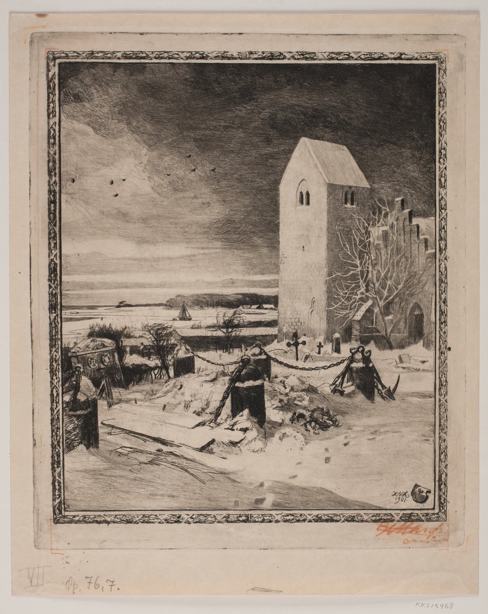 Högt på en gren. VI. Kyrkogården av Hans Nikolaj Hansen
