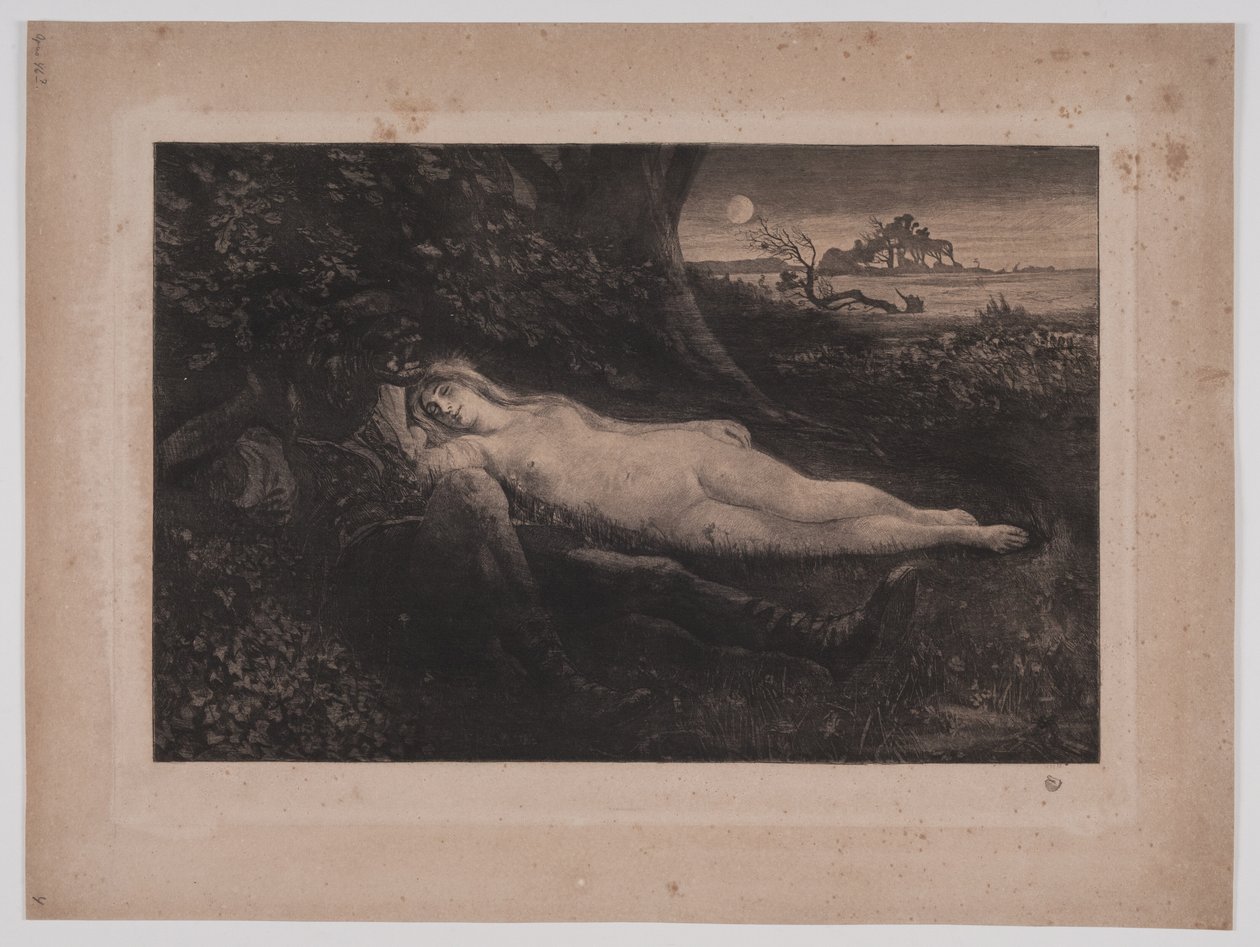 Titania i "En midsommarnattsdröm" av Hans Nikolaj Hansen