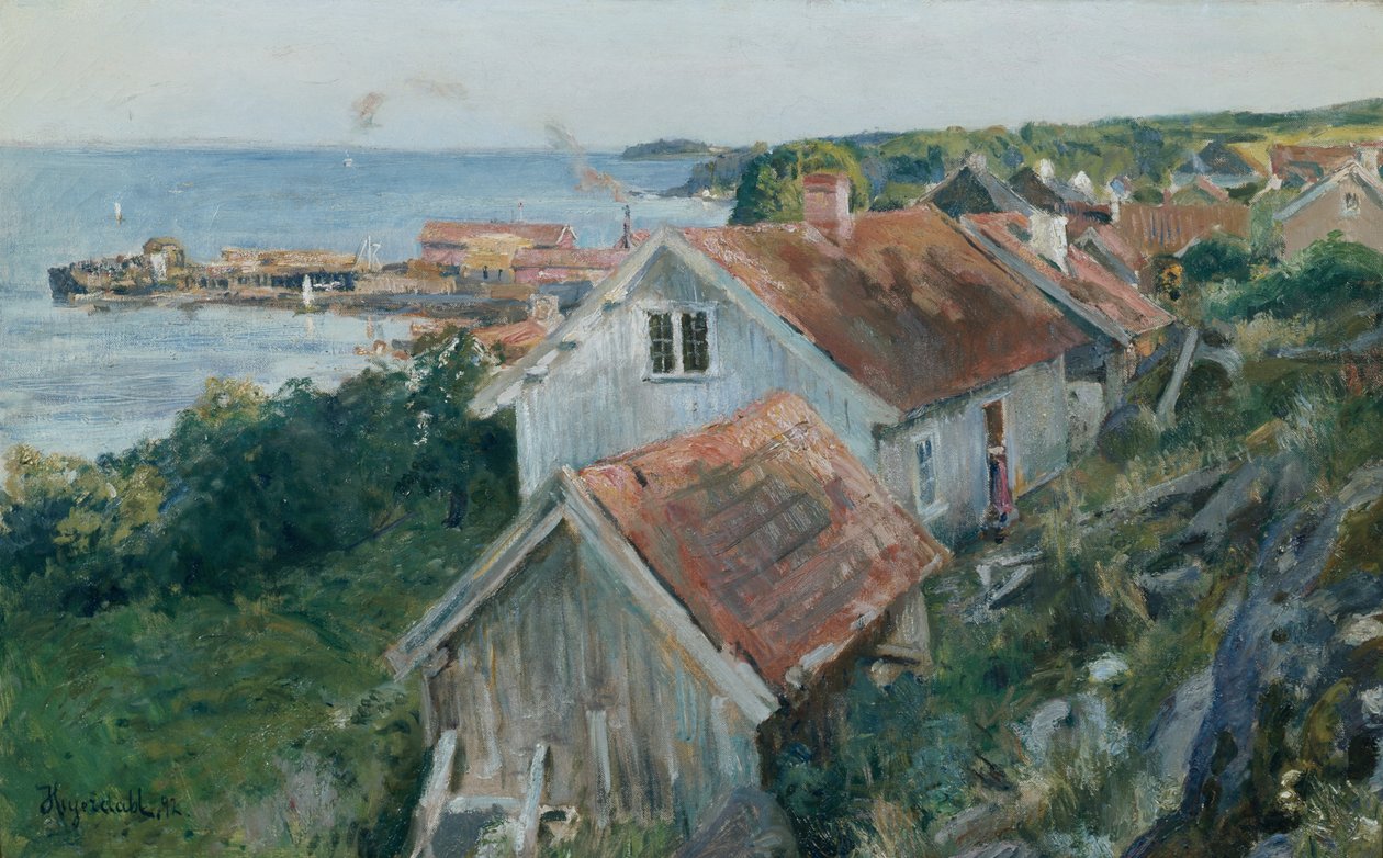 Asgårdstrand av Hans Olaf Heyerdahl