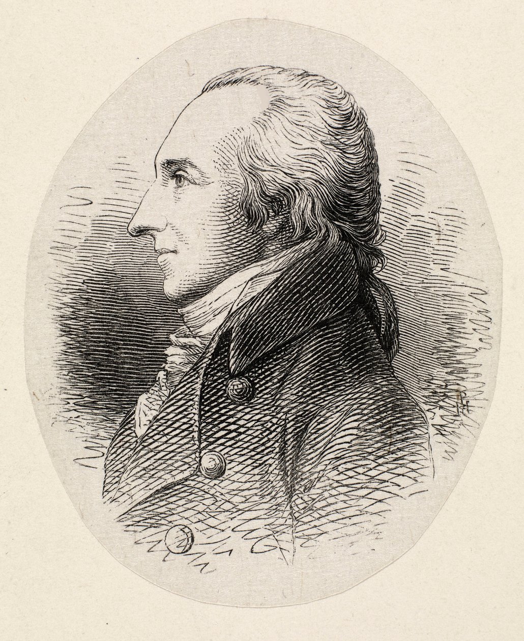 Porträtt av dirigenten och kompositören Friedrich Ludwig Aemilius Kunzen 1761-1817, av Hans Peter Hansen