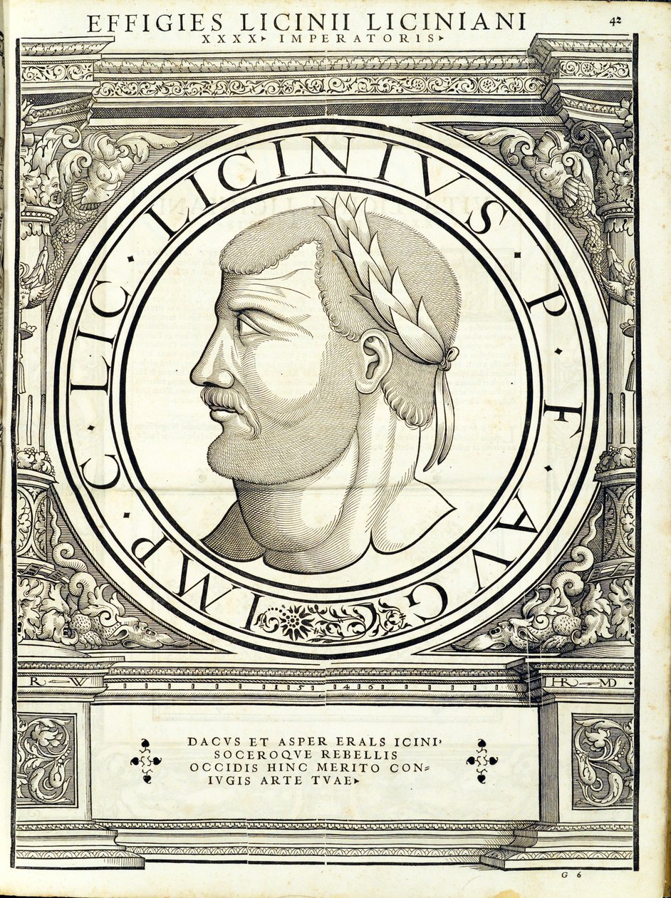 Licinius I, illustration från 