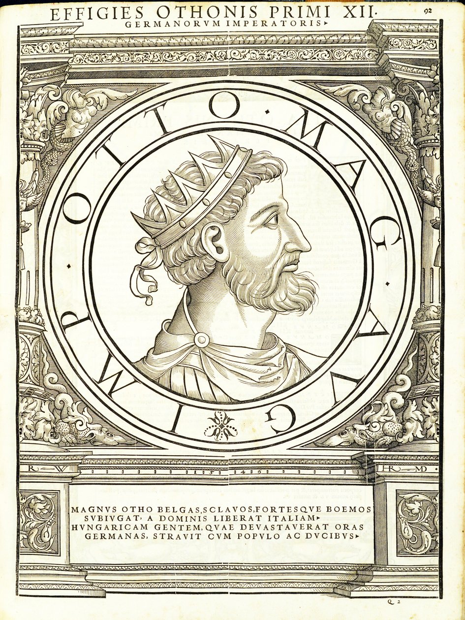 Otho I Magnus, illustration från 