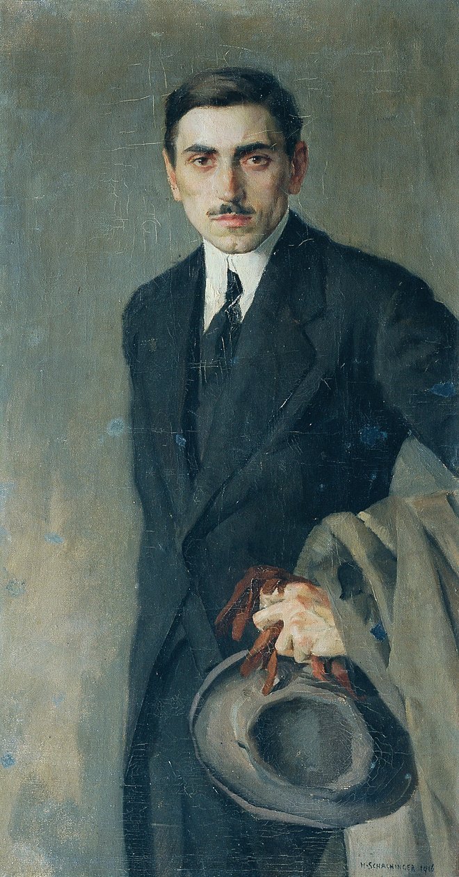 Målaren Fritz Zerritsch av Hans Schachinger