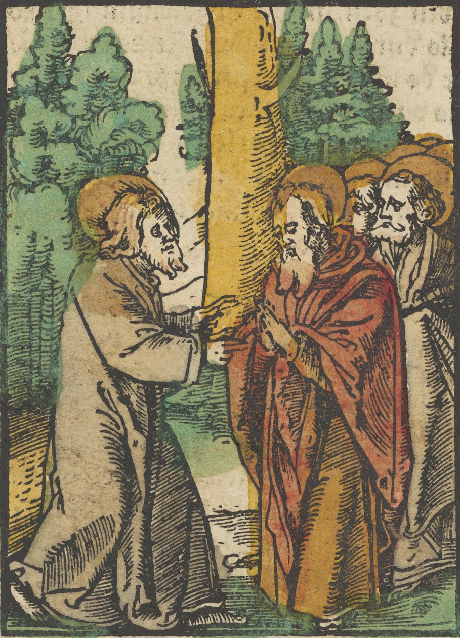 Christ Teaching the Disciples, 1, från Das Plenarium, 1517. av Hans Schäufelein the Elder