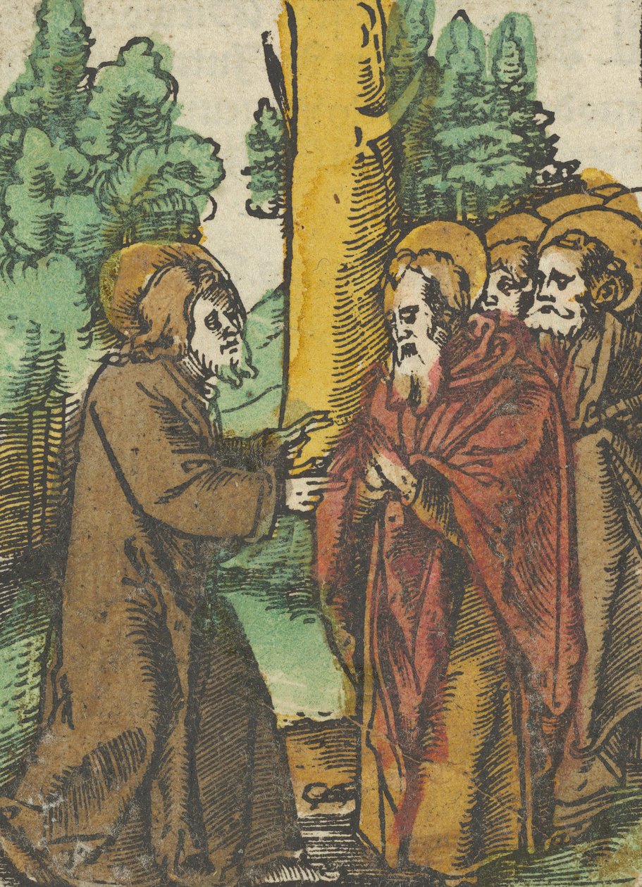 Christ Teaching the Disciples, 1, från Das Plenarium, 1517. av Hans Schäufelein the Elder