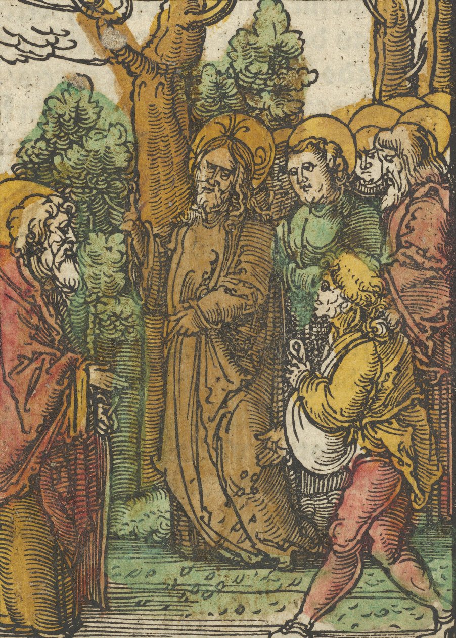 Liknelsen om såmannen och ogräset, från Das Plenarium, 1517. av Hans Schäufelein the Elder