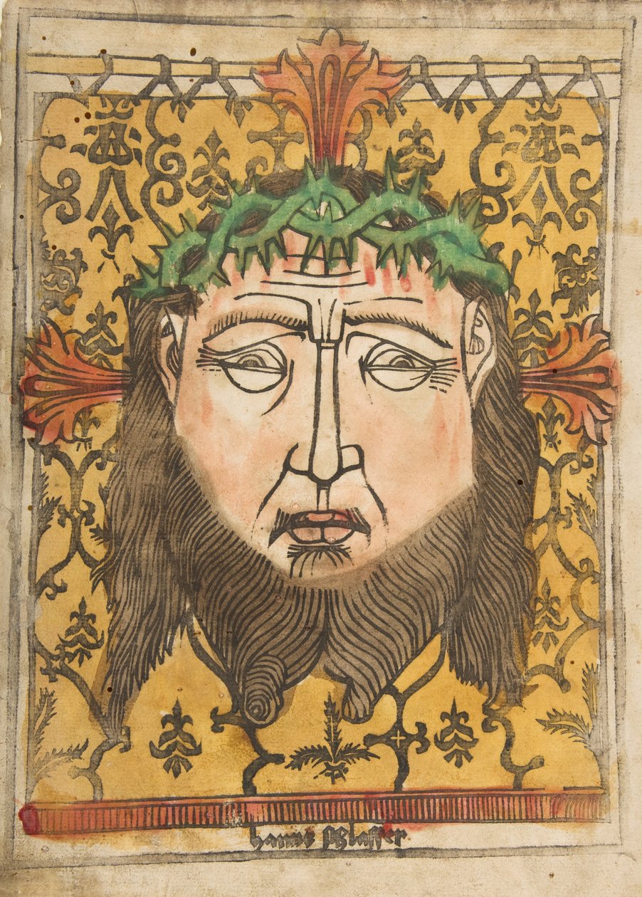 The Shroud, ca. 1470-75. av Hans Schlaffer of Ulm