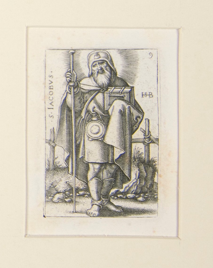 En serie av de tolv apostlarna med frontispice av Hans Sebald Beham