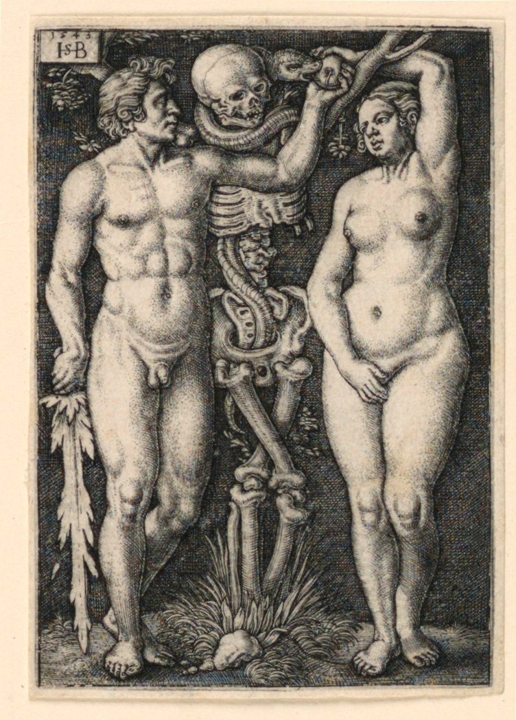 Adam och Eva av Hans Sebald Beham