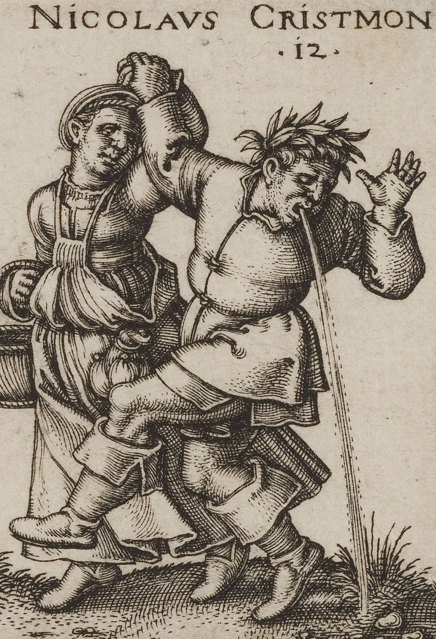 Beham Bondefesten 1546 bl 06 detalj av Hans Sebald Beham