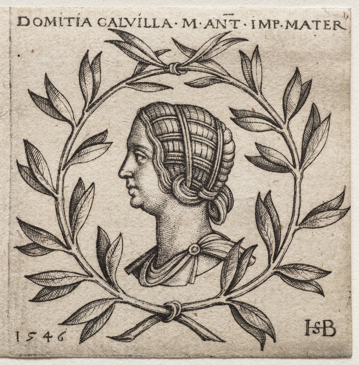 Byst av Domitia Calvilla av Hans Sebald Beham