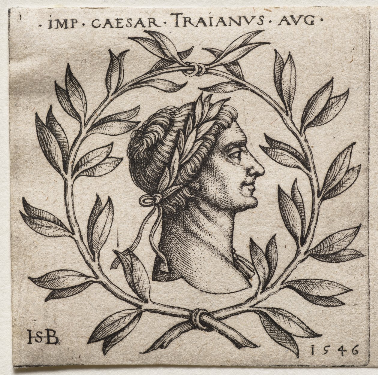 Byst av kejsar Trajanus av Hans Sebald Beham