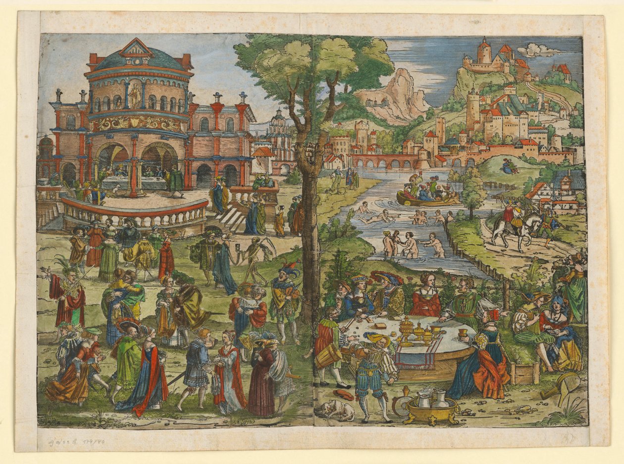 Herodias fest av Hans Sebald Beham