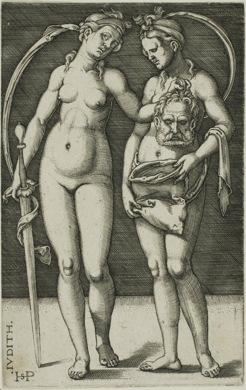 Judith och hennes tjänare av Hans Sebald Beham