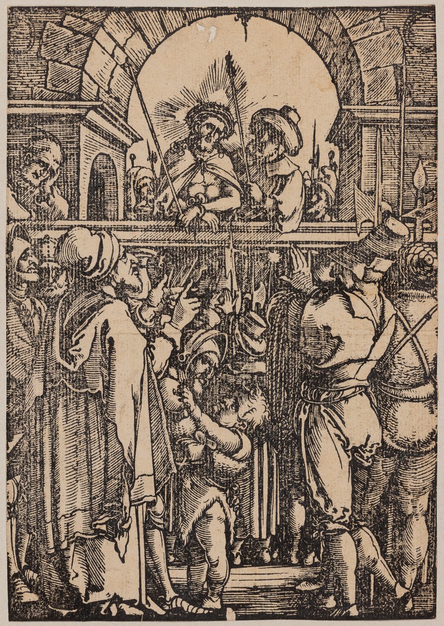 Kristus framställs för folket (Ecce homo) av Hans Sebald Beham
