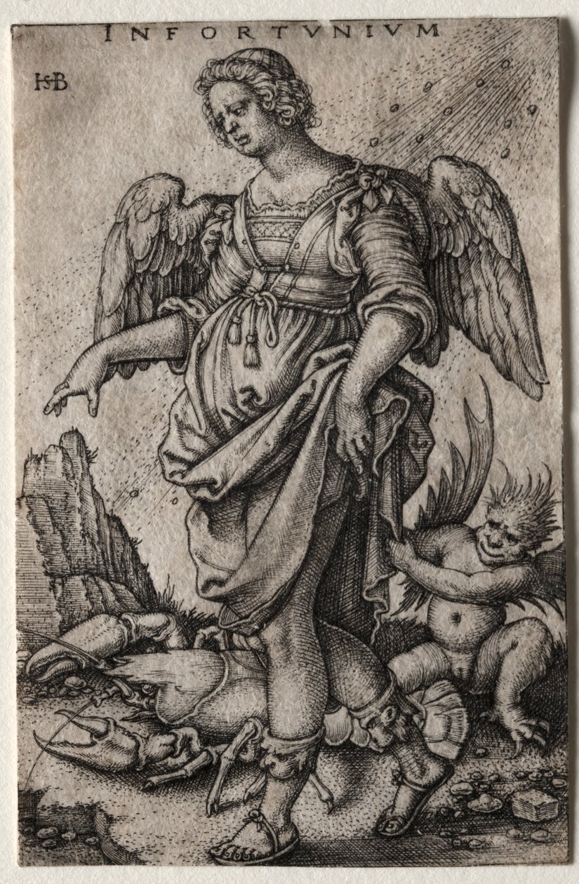 Olycka. av Hans Sebald Beham