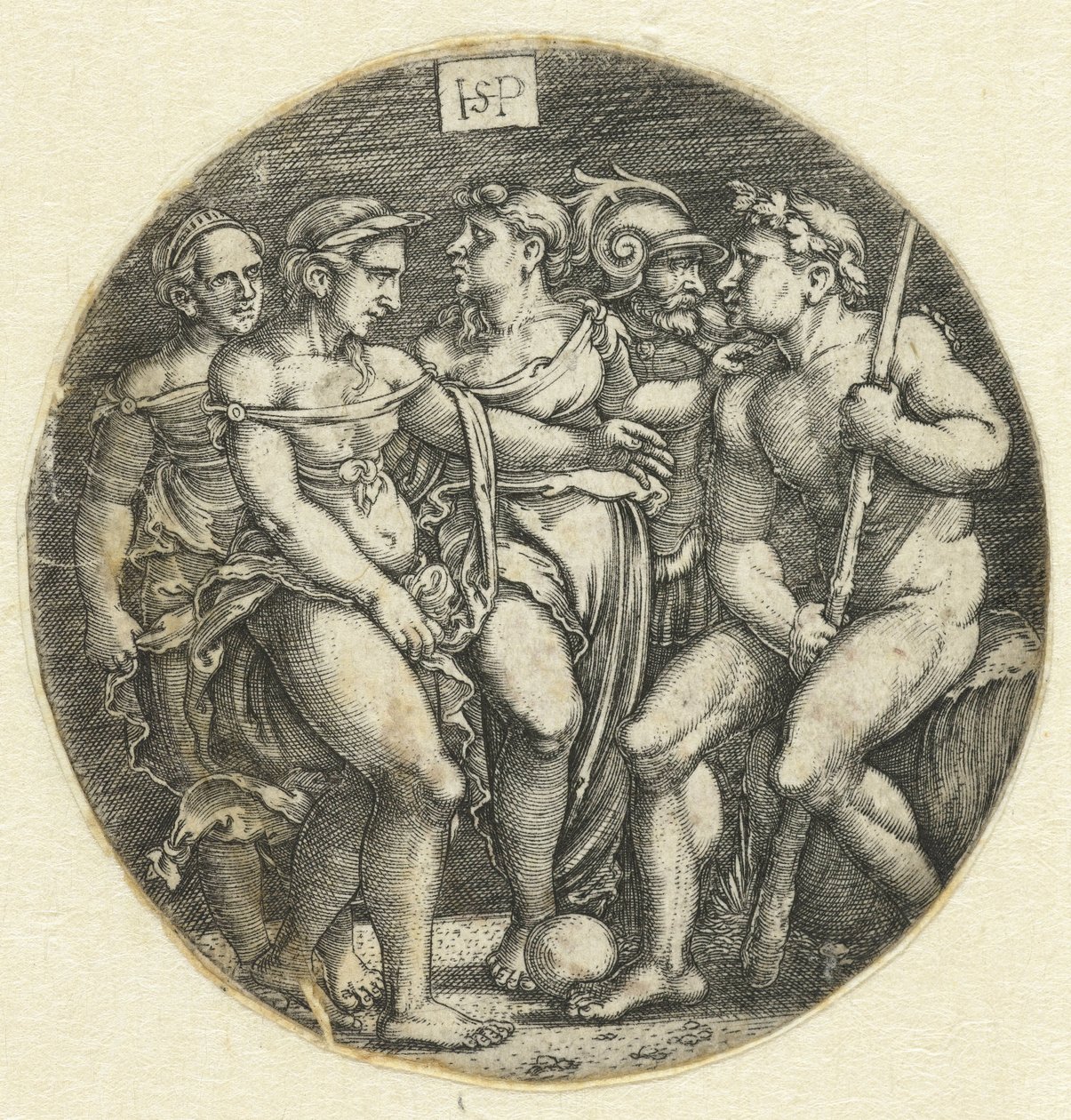 Paris dom av Hans Sebald Beham