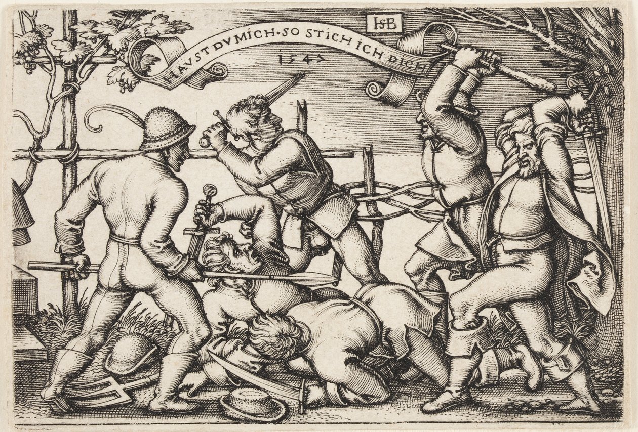 Bondens bråk av Hans Sebald Beham