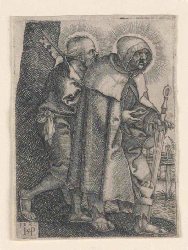 Sankt Peter och Sankt Paulus av Hans Sebald Beham