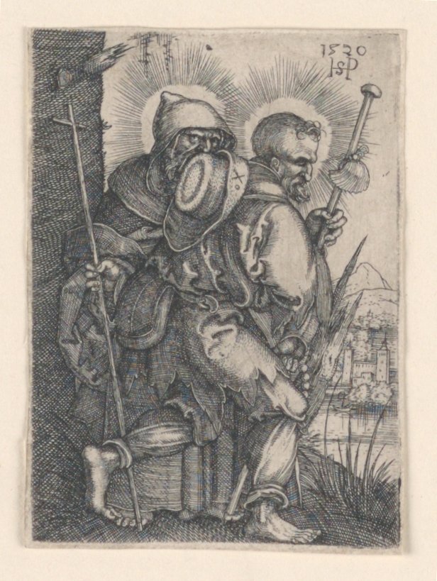 Saint Philip och Saint James Major av Hans Sebald Beham