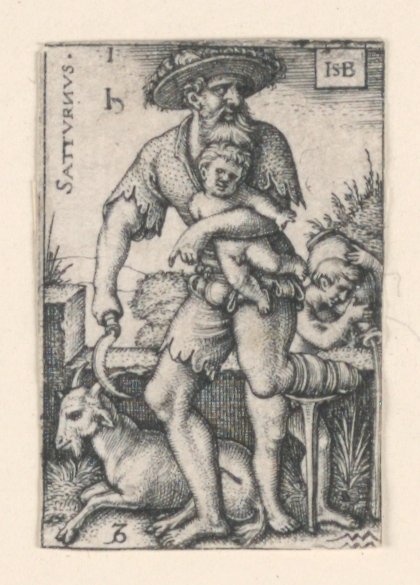 Saturnus, från De sju planeterna av Hans Sebald Beham