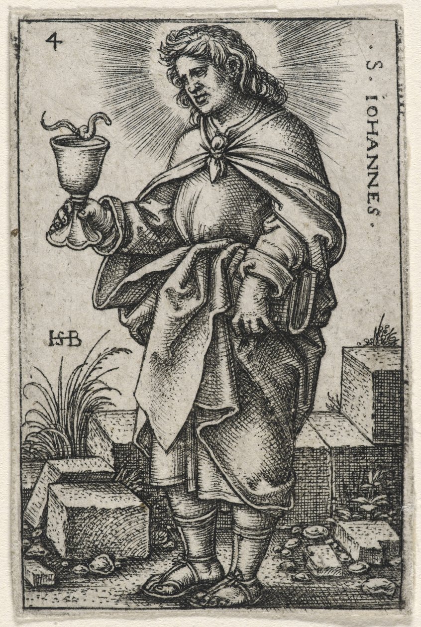 St John, 1541-46 av Hans Sebald Beham