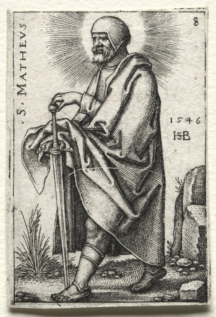 St Mark av Hans Sebald Beham