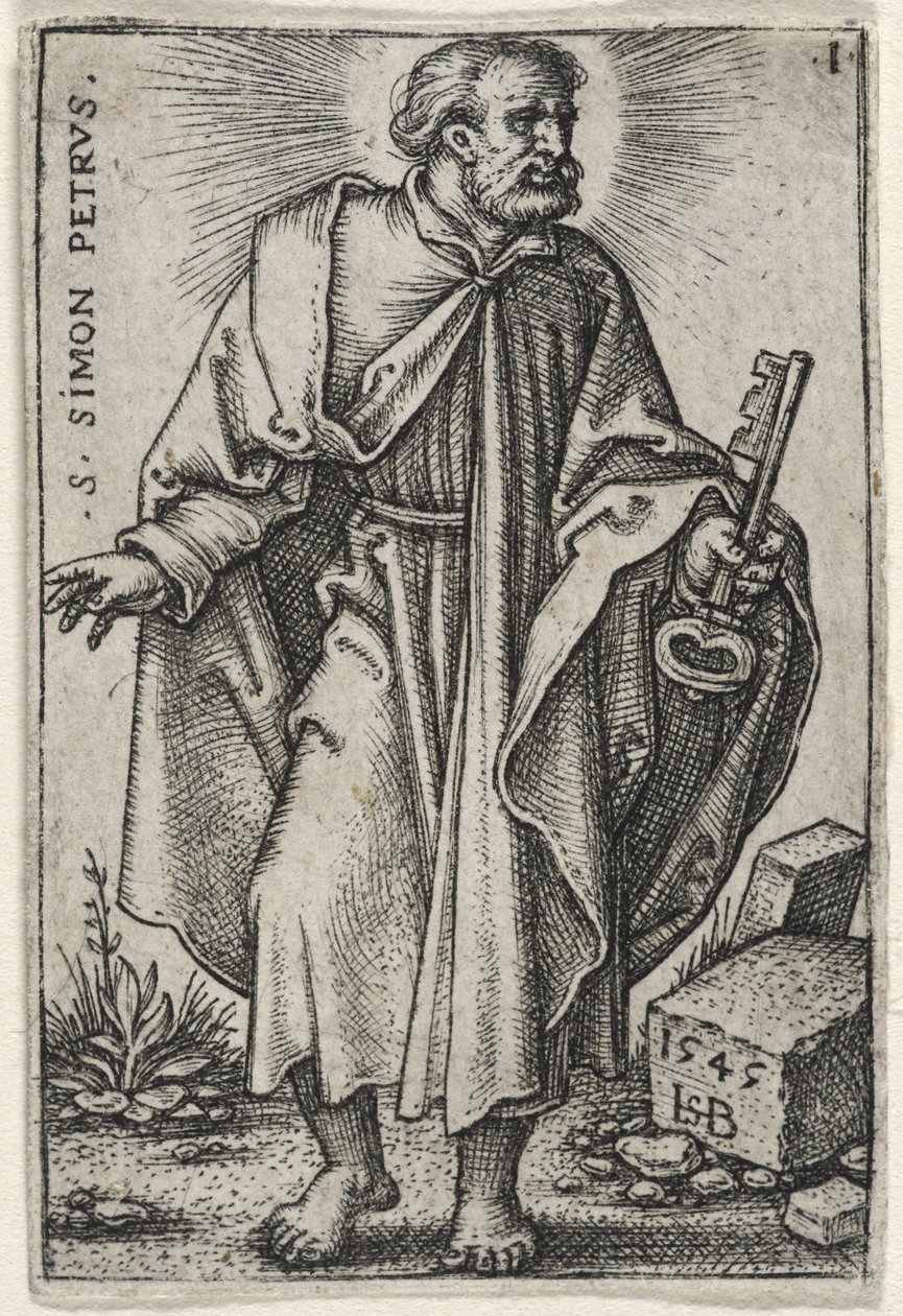 St Peter, 1541-46 av Hans Sebald Beham