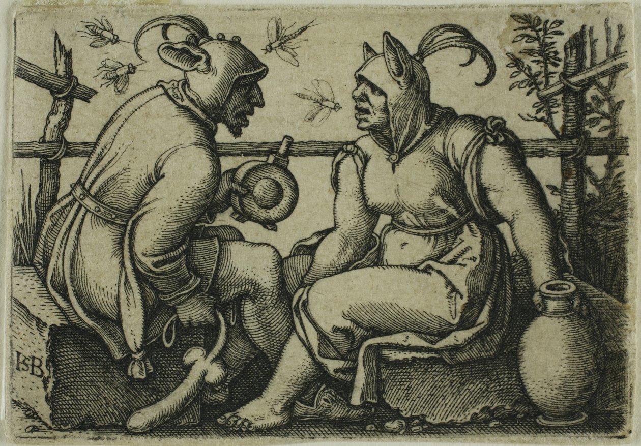 Den enfaldige och den enfaldige kvinnan av Hans Sebald Beham