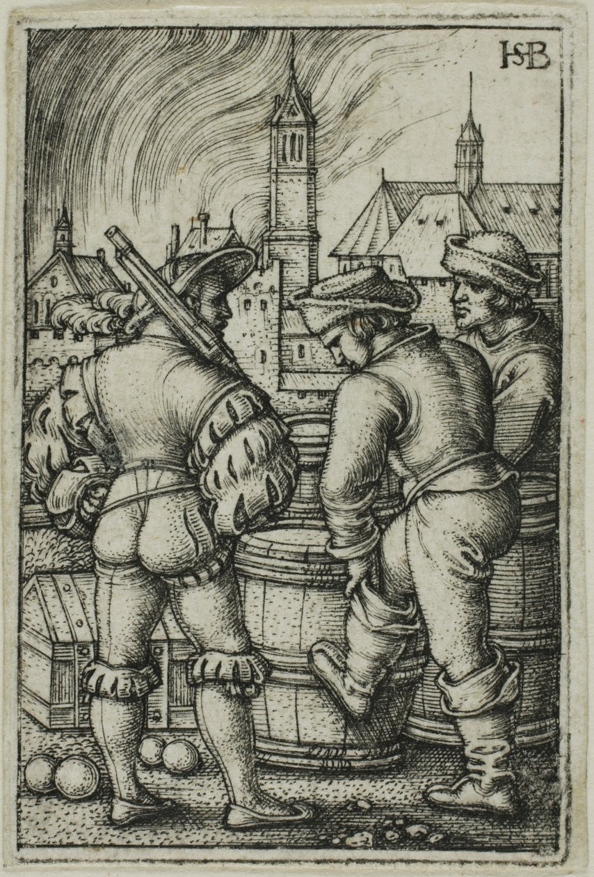 Vakten vid krutfaten av Hans Sebald Beham
