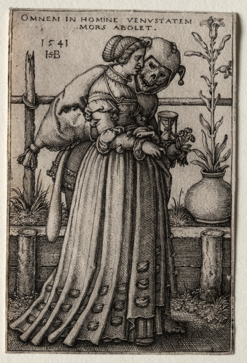 The Lady of Death maskerad som en dåre, 1541. av Hans Sebald Beham