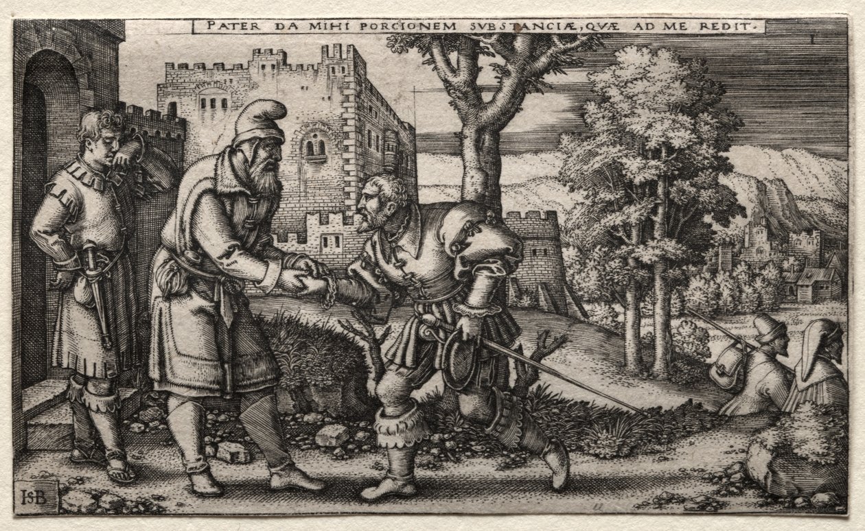 Den förlorade sonen. av Hans Sebald Beham