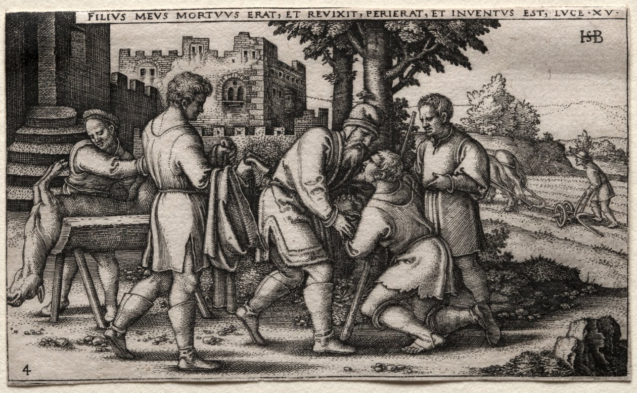 The Prodigal Son: Return of the Prodigal Son. av Hans Sebald Beham