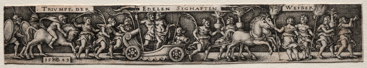 Kvinnornas triumf av Hans Sebald Beham