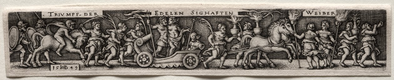 Kvinnornas triumf av Hans Sebald Beham