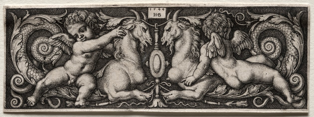 Två Genii, 1544. av Hans Sebald Beham
