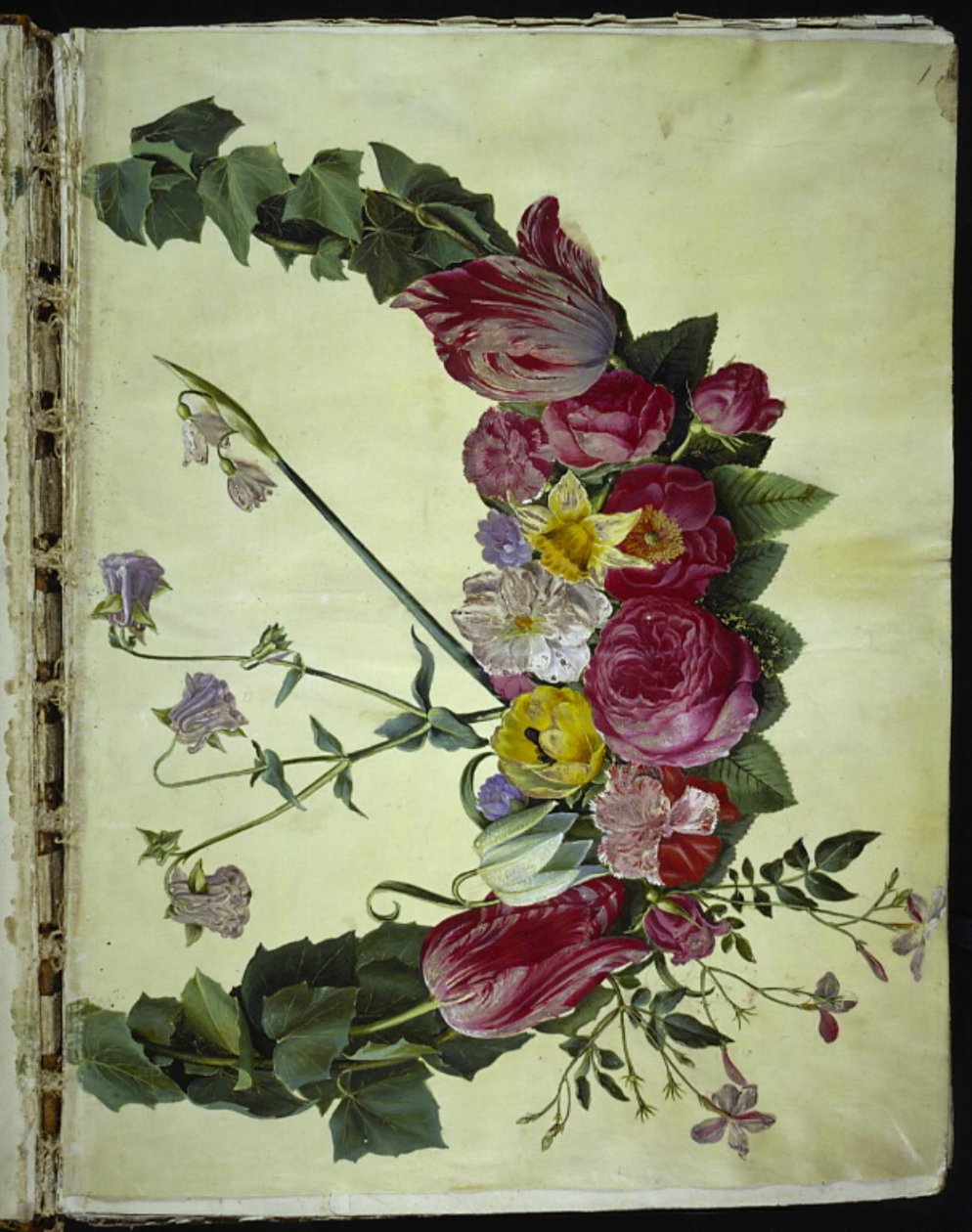 Blomkrans av Hans Simon Holtzbecker