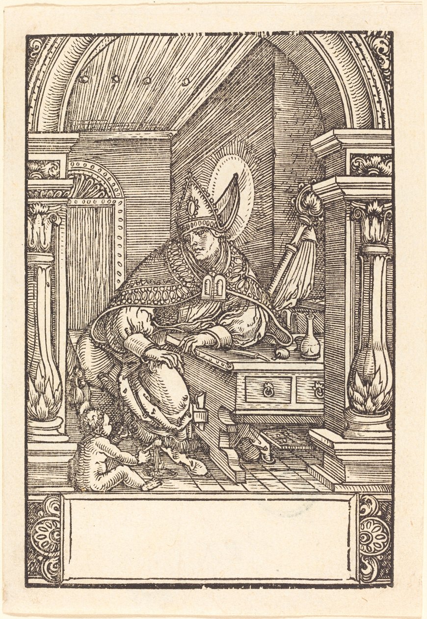 Sankt Augustinus av Hans Springinklee