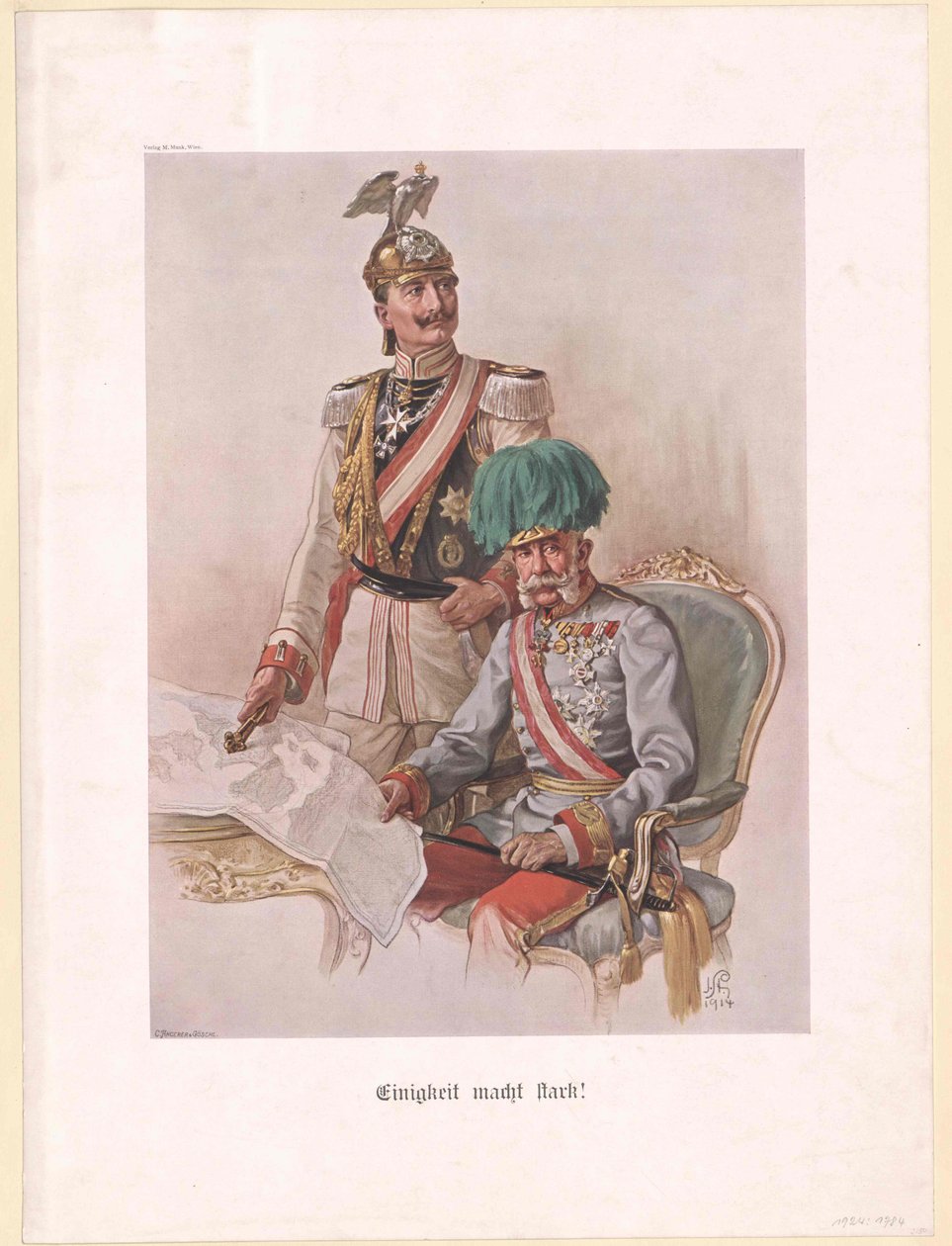 Kejsare av Österrike Franz Joseph I av Hans Stalzer