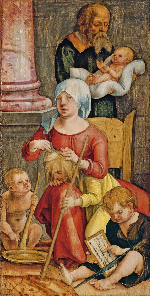 Mary Salome och hennes familj, 1515 av Hans Suess Kulmbach