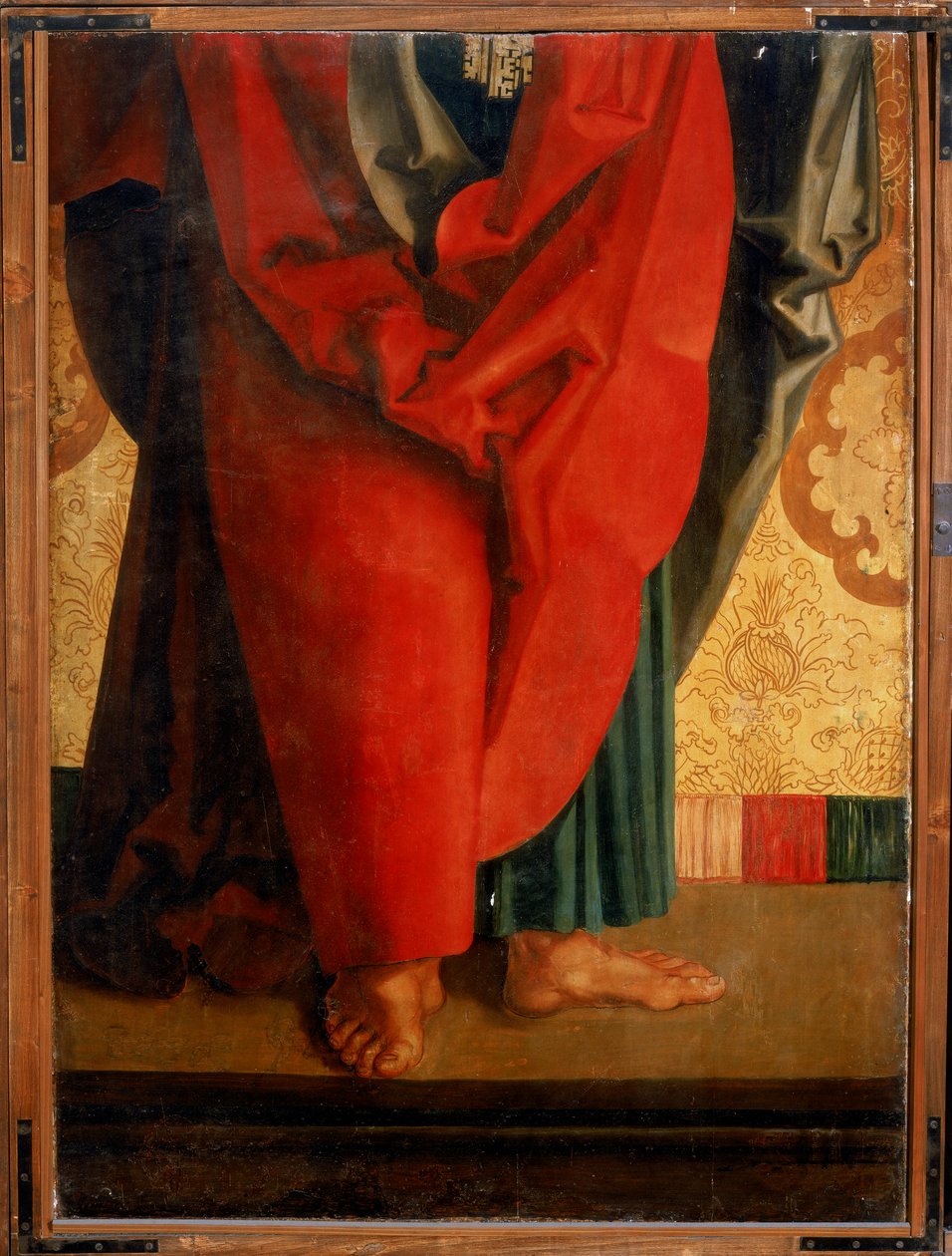 Sankt Peter, nedre delen, detalj av berättelser om de heliga Peter och Paulus av Hans Suess Kulmbach