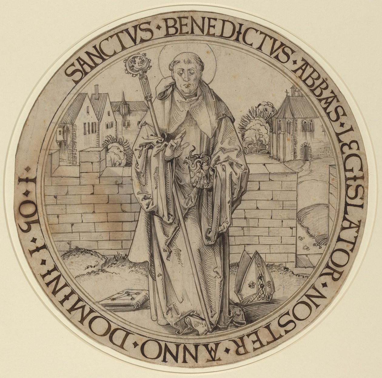 Sankt Benedictus av Hans Süss von Kulmbach