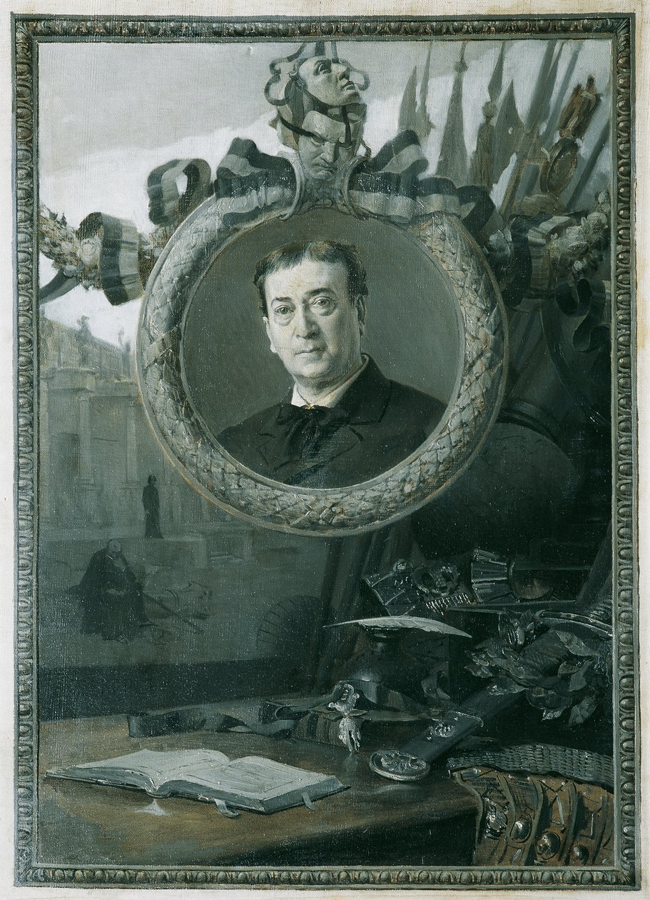 Skådespelaren Adolf von Sonnenthal av Hans Temple