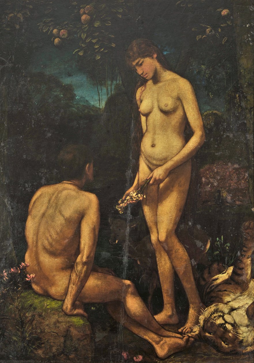 Adam och Eva av Hans Thoma
