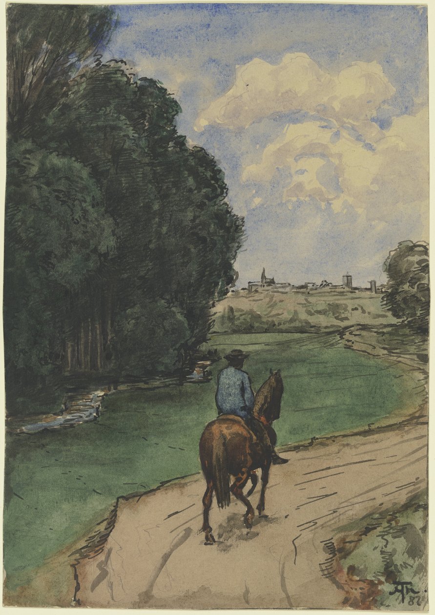 Vid skogsbrynet av Hans Thoma