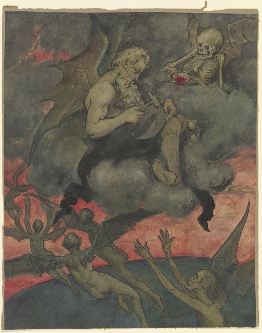 Chronos slipar sin lie av Hans Thoma
