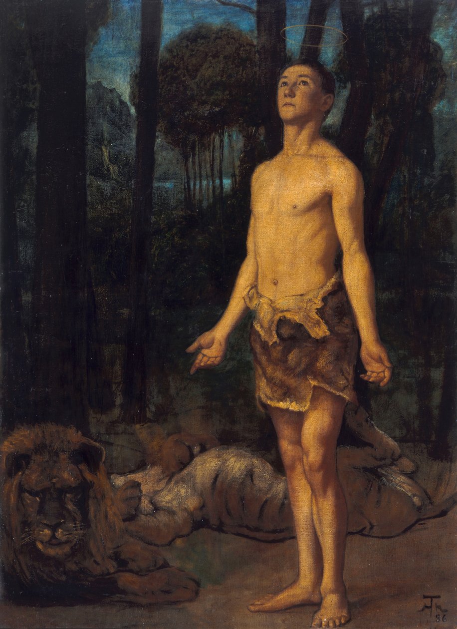 Daniel i lejongropen av Hans Thoma