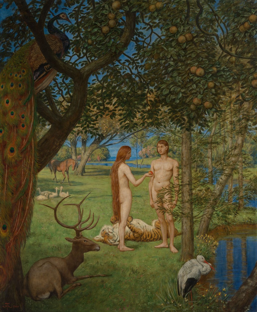 Paradiset av Hans Thoma